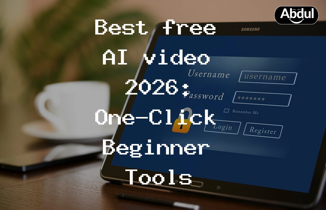 Best free AI video 2026: One-Click Beginner Tools