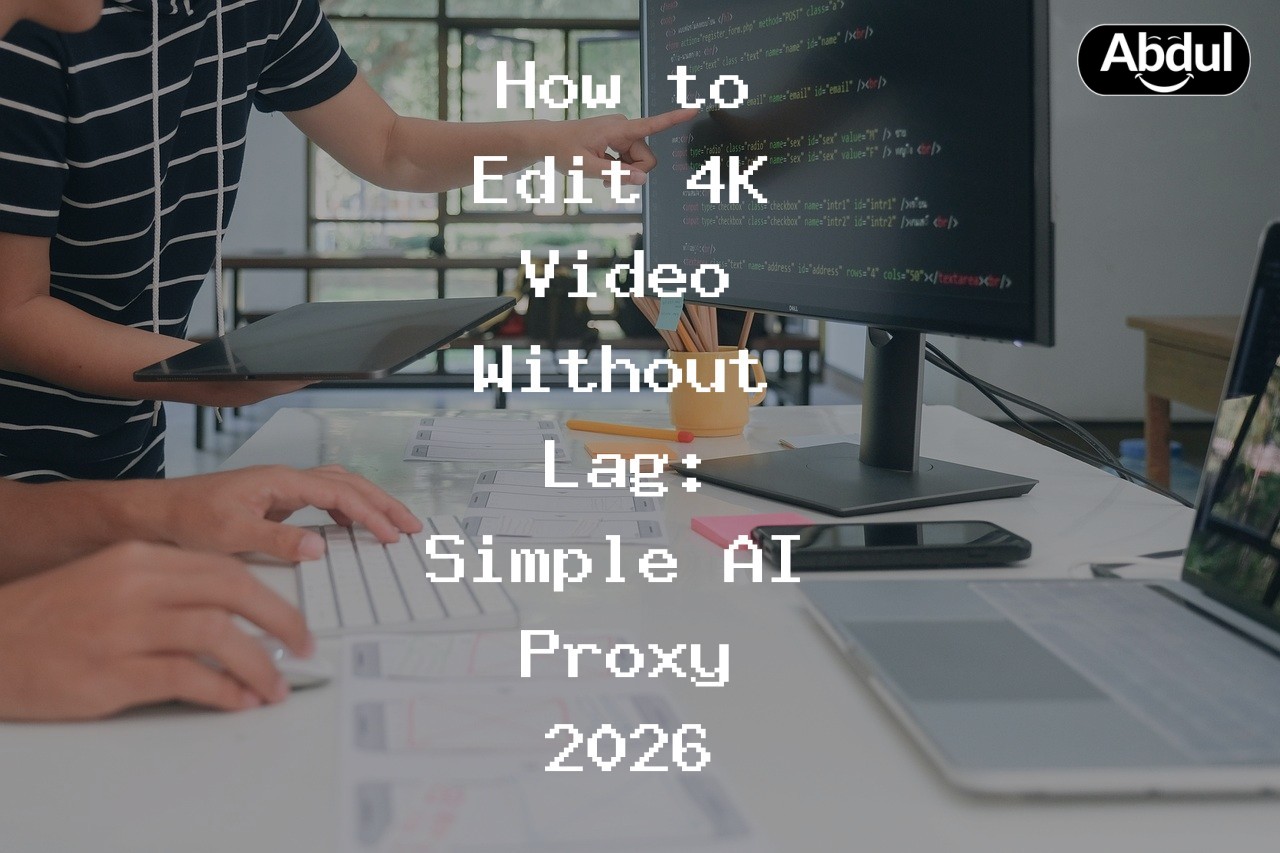How to Edit 4K Video Without Lag: Simple AI Proxy 2026