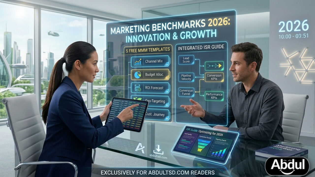 How to set marketing benchmarks 2026: 5 Free MMM Templates