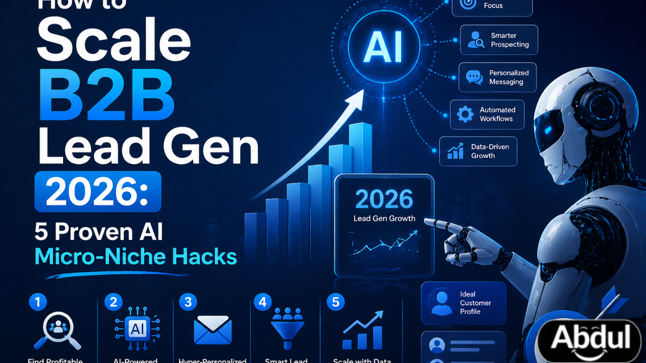 How to scale b2b lead gen 2026: 5 Proven AI Micro-Niche Hacks