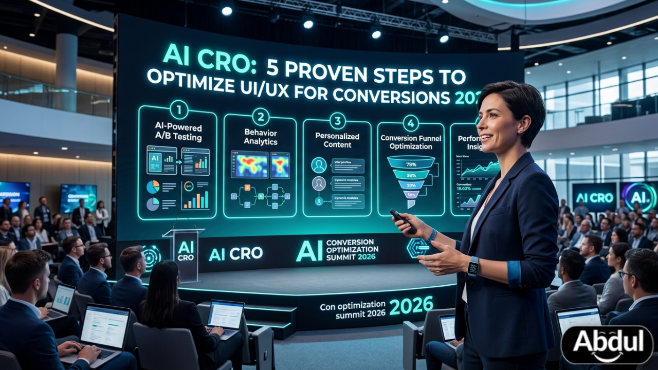 Optimize UI/UX for conversions: 5 Proven 2026 AI CRO Steps