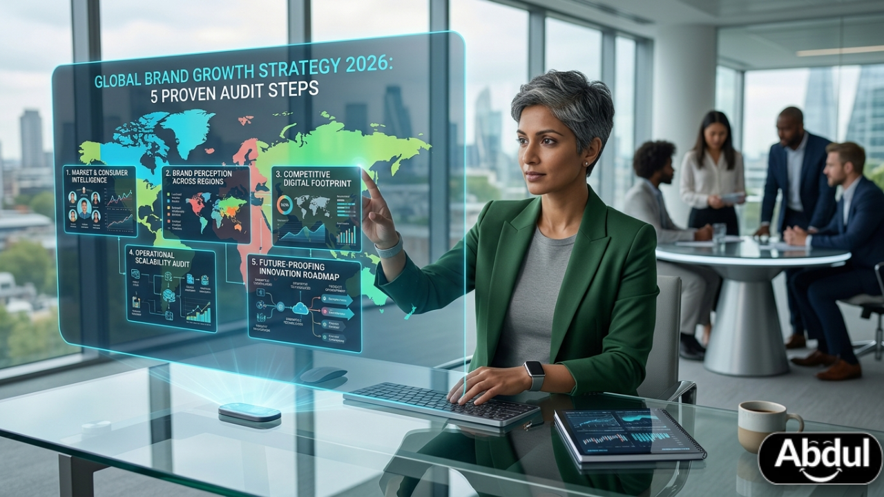 Global brand growth strategy 2026: 5 Best Audit-First Steps