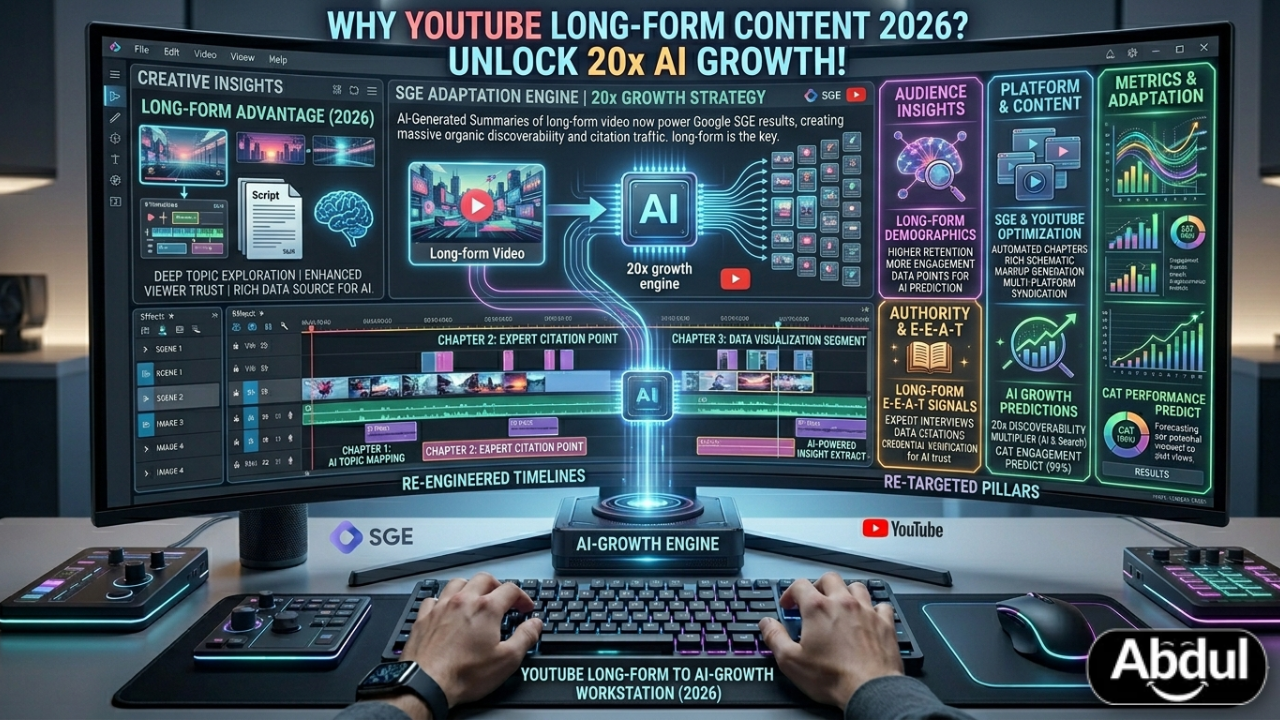 Why YouTube long-form content 2026: Expert 20x AI Growth