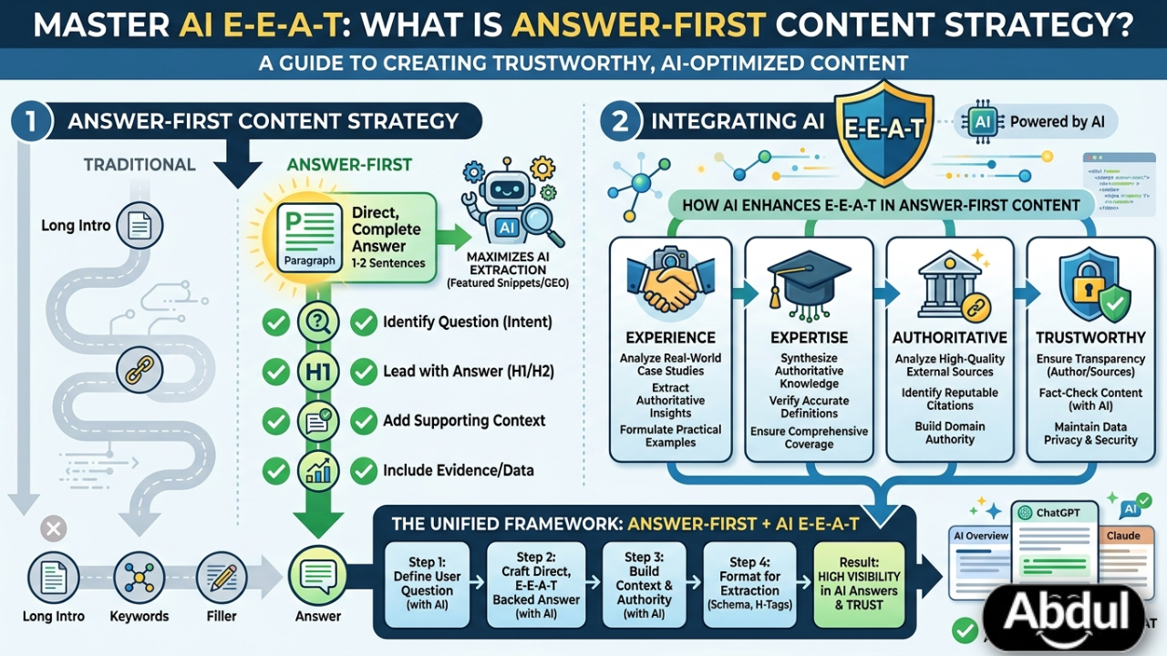 What is Answer-First Content Strategy: Best AI E-E-A-T Q2