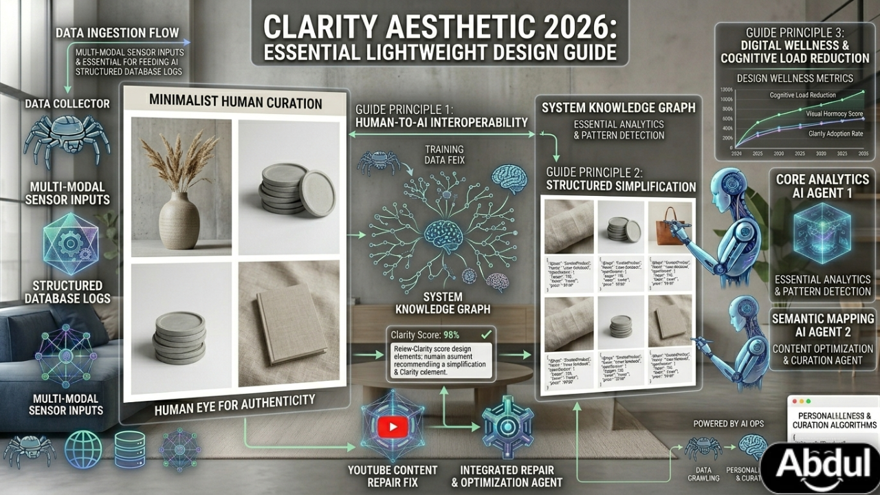 What is clarity aesthetic 2026: Essential Lightweight Design