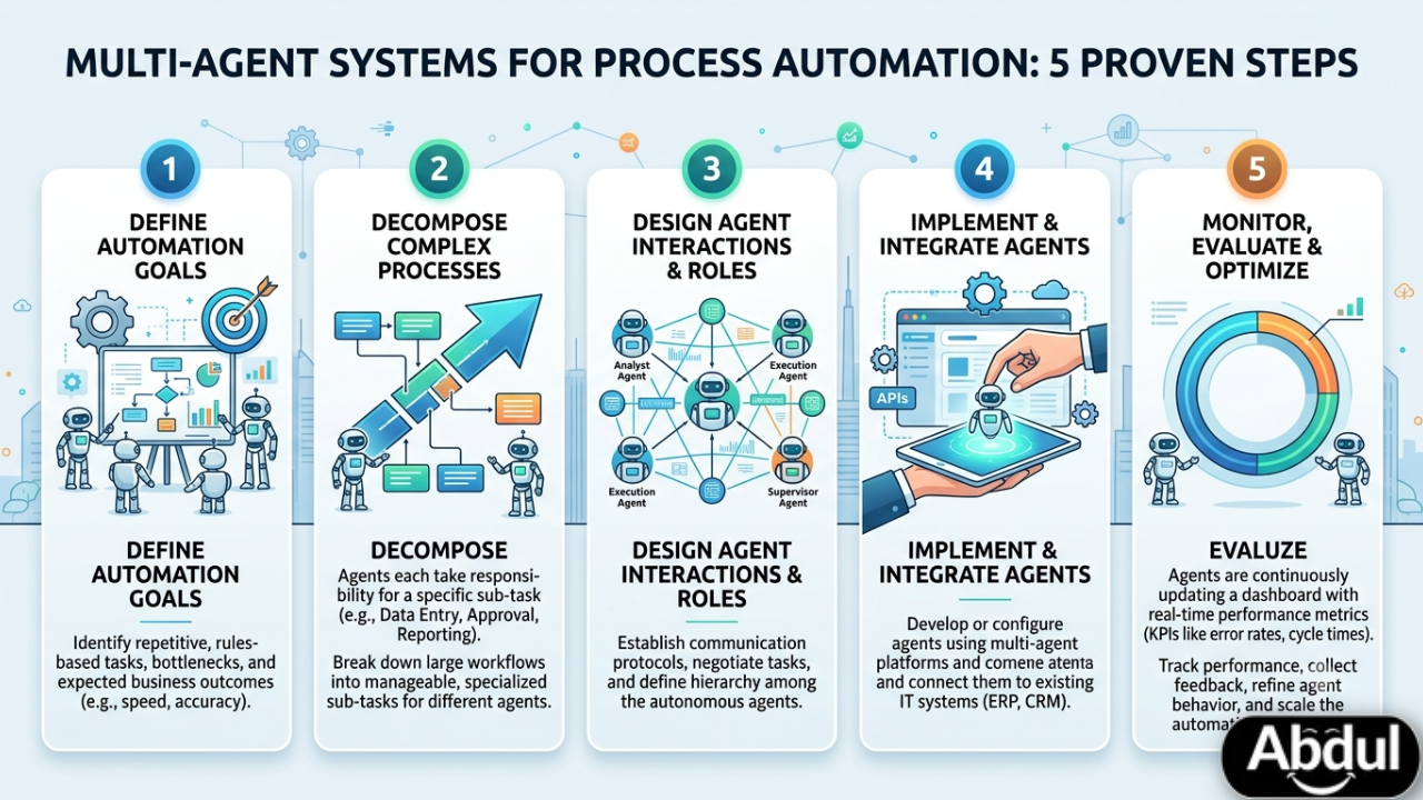 Multi-Agent Systems for Process Automation: 5 Proven Steps