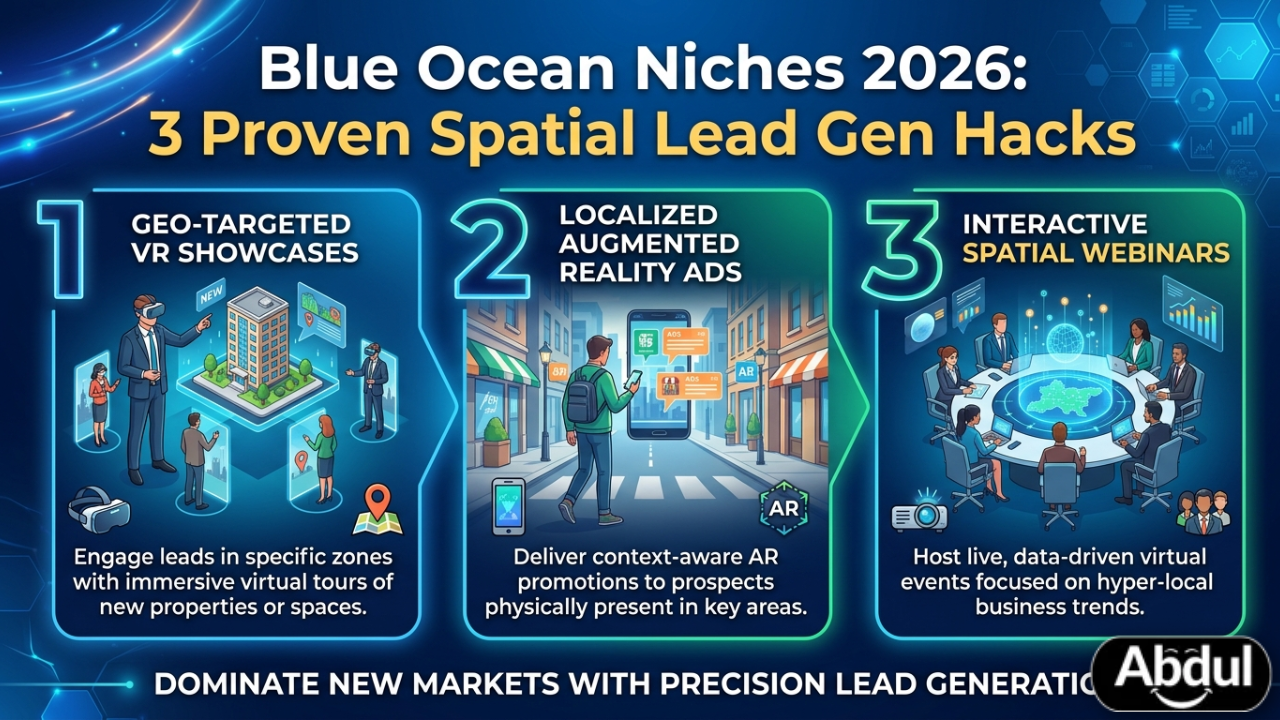 Find blue ocean niches 2026: 3 Best Spatial Lead Gen Hacks